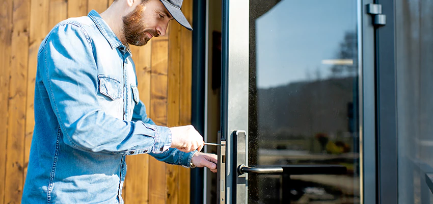 Frameless Glass Storefront Door Locks Replacement in Santa Rosa, CA